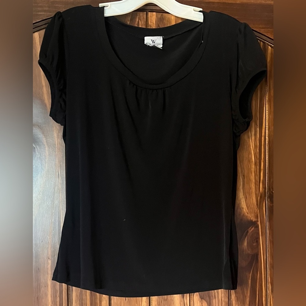 Worthington Black Top Size Petite Large